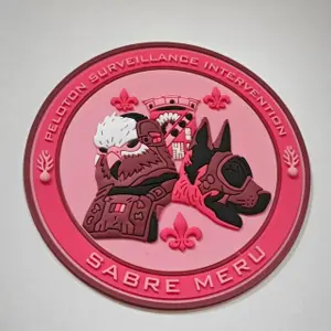 Écusson PVC PSIG MERU Octobre rose
