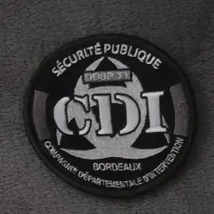 Ecusson Police Nationale CDI Bordeaux NRBC