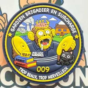 Écusson école, police municipale